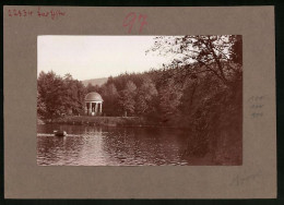 Fotografie Brück & Sohn Meissen, Ansicht Bad Elster, Pavillon Am Gondelteich  - Plaatsen