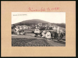 Fotografie - Lichtdruck Brück & Sohn Meissen, Ansicht Bärenfels, Villa Marie Mit Dem Spitzberg  - Lieux