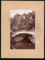 Fotografie Brück & Sohn Meissen, Ansicht Döbeln, Ruine Kämpe Von Der Brücke Gesehen  - Places