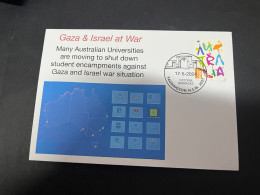 18-5-2024 (5 Z 27) GAZA War - Mnay Australian University Are Moving To Shut Down Student Gaza Encampments Protest - Militaria