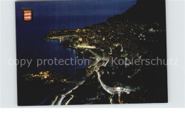 72612558 Monaco Fliegeraufnahme Bei Nacht Monaco - Autres & Non Classés