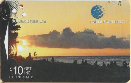 Solomon Island - SOL-21, GPT, Sunset At Tikopia, 10SI$, 1998, Used - Isole Salomon