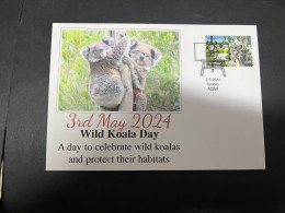 17-5-2024 (5 Z 23) 3rd Of May Is " Wild Koala Day " (with Australian Koala Bear Stamp) - Bären