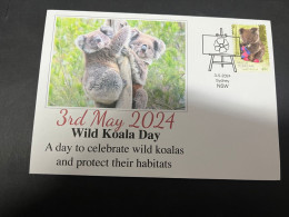 17-5-2024 (5 Z 23) 3rd Of May Is " Wild Koala Day " (with Australian Koala Bear Stamp) - Bears