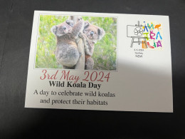 17-5-2024 (5 Z 23) 3rd Of May Is " Wild Koala Day " (with Australian Stamp) - Bären