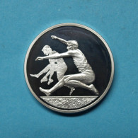 Griechenland 2004 10 Euro Olympiade Athen Weitsprung Silber PP (M4202 - Grecia