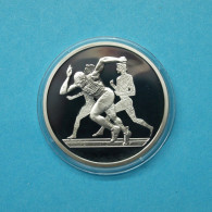Griechenland 2004 10 Euro Olympiade Athen Sprint Silber PP (MD743 - Griekenland