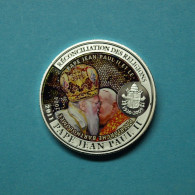 Kongo 2011 1 Dollar Johannes Paul II. Mit Bartholomee Cu Versilbert PP (M5109 - Otros & Sin Clasificación