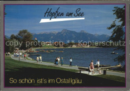 72611782 Hopfen See Uferpromenade Mit Blick Auf Das Ammergebierge Fuessen - Füssen