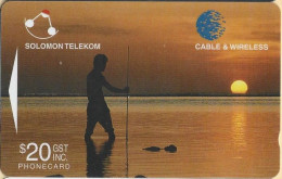 Solomon Island - SOL-22, GPT, Fisherman, 20SI$, 1998, Used - Solomon Islands