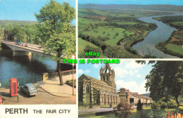 R584948 Perth. The Fair City. Queen Bridge. The Tay Valley. St. Leonard Church. - Welt