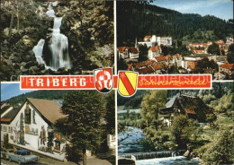 72610434 Triberg Schwarzwald Wasserfall Teilansicht Bauernhaus Triberg Im Schwar - Triberg