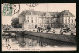 CPA Troyes, Le Prefecture Et Le Canal  - Troyes