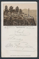 Vorläufer-Lithographie Harzburg, 1892, Burgberg Mit Canossasäule Und Blick Zum Brocken  - Bad Harzburg