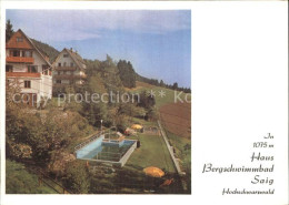 72609647 Saig Schwarzwald Haus Bergschwimmbad Pension Saig - Autres & Non Classés
