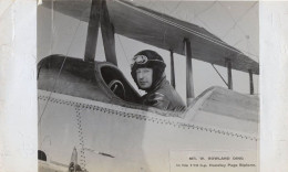Rowland Ding British Historic Pilot Handley Biplane Rare RPC Postcard Please Read - Piloten