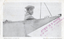 Morane Monoplan Bieriot French Plane Aviator RARE 1910 Old Postcard - Piloten