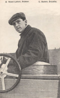 Hubert Latham Aviator Pilot Antique Bruxelles Rare Postcard - Airmen, Fliers