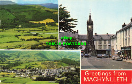 R584529 Greetings From Machynlleth. Dovey Valley. Machynlleth. E. T. W. Dennis. - World