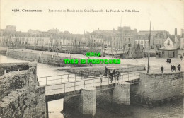 R584531 Concarneau. Panorama Du Bassin Et Du Quai Peneroff. Le Pont De La Ville - Monde
