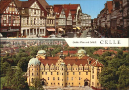 72608569 Celle Niedersachsen Schloss Und Ortspartie Fachwerk Celle - Celle