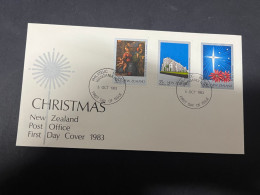 18-5-2024 (5 Z 29) New Zealand FDC - 1983 -  Christmas - FDC