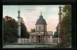 AK Schwetzingen, Moschee Mit Teich Und Bäumen  - Schwetzingen