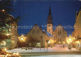 72607761 Selb Fussgaengerzone Mit Stadtkirche Zu Weihnachten Selb - Selb