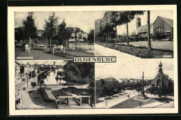 AK Oldenburg, Bahnhof, Friedensplatz, An Der Hunte  - Oldenburg