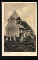 AK Schobüll, Kirche Mit Friedhof  - Autres & Non Classés