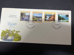 18-5-2024 (5 Z 29) New Zealand FDC - 1981 - Rivers - FDC