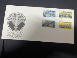 18-5-2024 (5 Z 29) New Zealand FDC - 1980 - Architecture - FDC