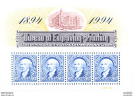 "Bureau Of Engraving And Printing" 1994. - Blocks & Kleinbögen