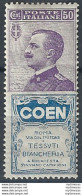1924-25 Italia Pubblicitari 50c. Coen MNH Sassone N. 10 - Other & Unclassified