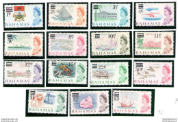 1966 BAHAMAS - Self Government Decimal Currency 15 Valori - Stanley Gibbons N. 273 - 287 - MNH** - Andere & Zonder Classificatie