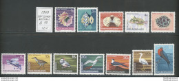 1969 COCOS - Yvert Et Tellier N. 8-19 - Serie Ordinaria, Mondo Animale - MNH** - Other & Unclassified