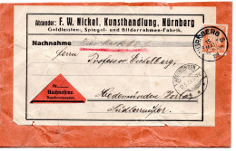 64415 - Deutsches Reich - 1928 - 50Pfg Adler EF A NN-Bf NUERNBERG -> HEDEMUENDEN - Covers & Documents