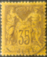 X1254 - FRANCE - SAGE TYPE II N°93 - CàD - 1876-1898 Sage (Type II)