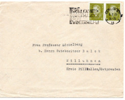 64417 - Deutsches Reich - 1933 - 2@6Pfg Ebert A Bf BERLIN - ... -> Willuhnen - Lettres & Documents