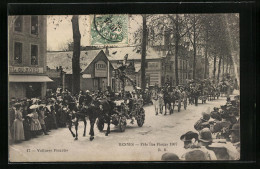 CPA Rennes, Fête Des Fleurs 1907  - Rennes