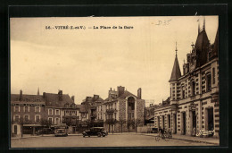 CPA Vitré, La Place De La Gare  - Sonstige & Ohne Zuordnung