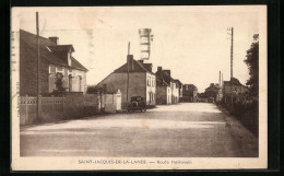 CPA Saint-Jacques-de-la-Lande, Route Nationale  - Autres & Non Classés