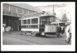 Fotografie Lossberger, Berlin, Strassenbahn-Triebwagen Nr. 40 Der Westlichen Berliner Vorortbahn Am Depot  - Andere & Zonder Classificatie