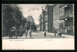 AK Bad Kissingen, Kurhausstrasse Mit Passanten  - Bad Kissingen