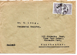 64421 - Deutsches Reich - 1931 - 2@20Pfg Ebert EF A Bf (le Senkr Bug) MEISSEN -> Grossbritannien - Lettres & Documents