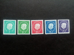 BERLIN MI-NR. 182-186 POSTFRISCH(MINT) BUNDESPRÄSIDENT THEODOER HEUSS 1959 - Unused Stamps