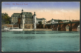 AK Koblenz Alte Burg An Der Mosel, Balduinbrücke Um 1920 Gebraucht #HD279 - Other & Unclassified