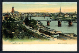AK Frankfurt/ Main Stadtansicht über Den Main, Coloriert 1905 Gebraucht #JS406 - Other & Unclassified