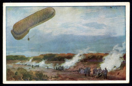 AK Feldpostkarte Deutscher Luftflotten-Verein Beobachtungsballon Um 1916 Gebraucht #IN342 - Autres & Non Classés