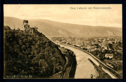 AK Niederlahnstein Rhein-Lahn-Kreis Burg Lahneck 1913 Gebraucht #IU959 - Other & Unclassified